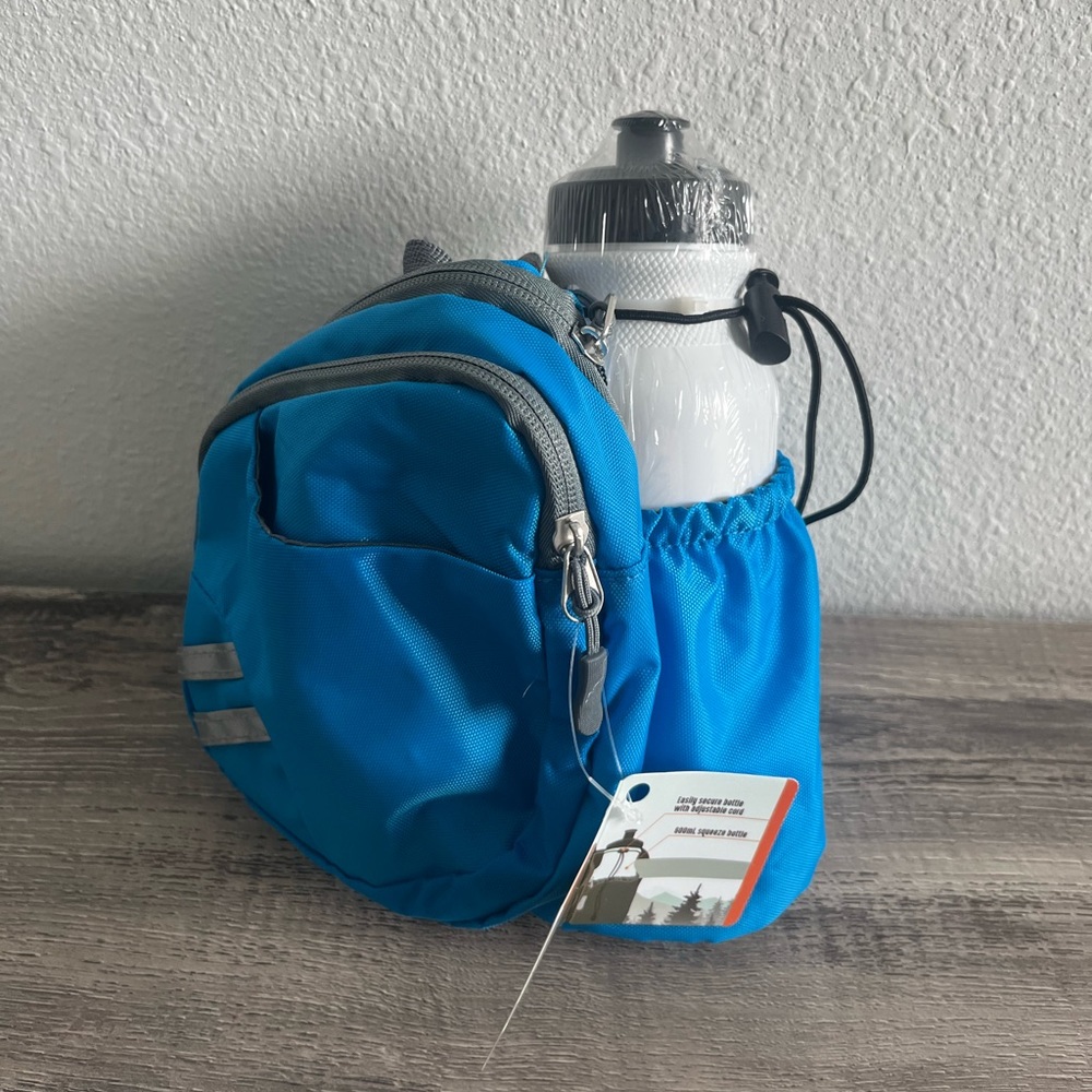 Waist Bag Fanny Pack with Water Bottle Holder